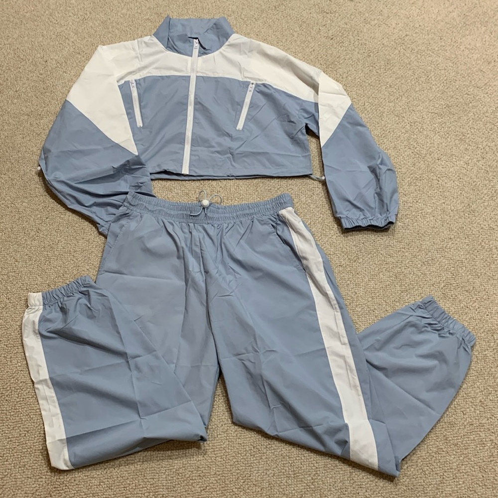 Aleumdr Women’s Cropped Top Windbreaker